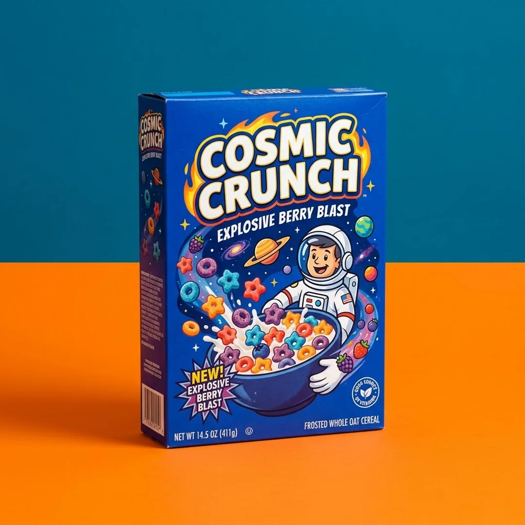 Blue Cereal Boxes Wholesale