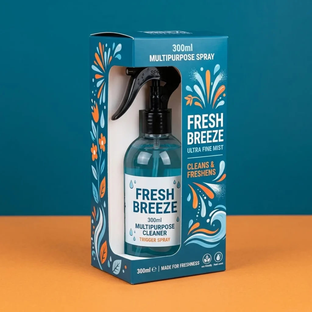 Custom 300ml Bottle Eco Friendly Packaging