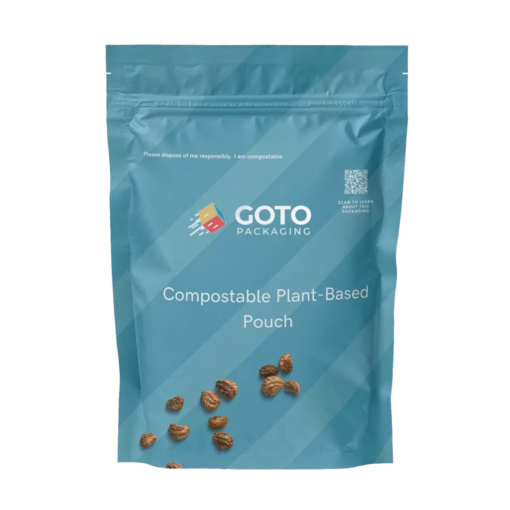 Custom Compostable Stand Up Pouches