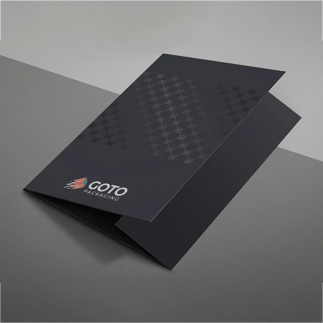 Custom Printed Letter Sized Presentation Folders Chine
