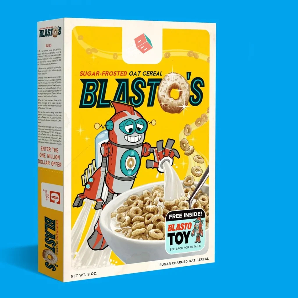 Custom Vintage Cereal Box