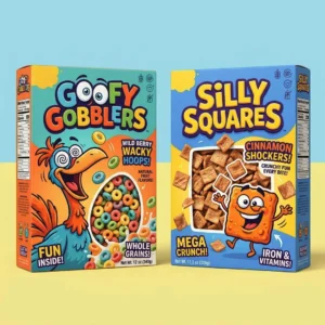 Premium Funny Face Cereal Boxes