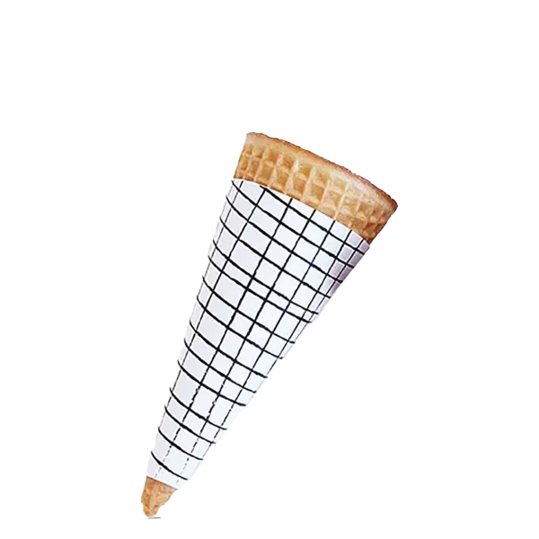 Custom white cone sleeves