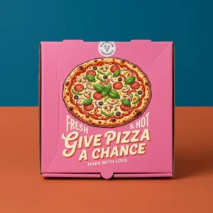 Custom Pink Pizza Boxes Wholesale