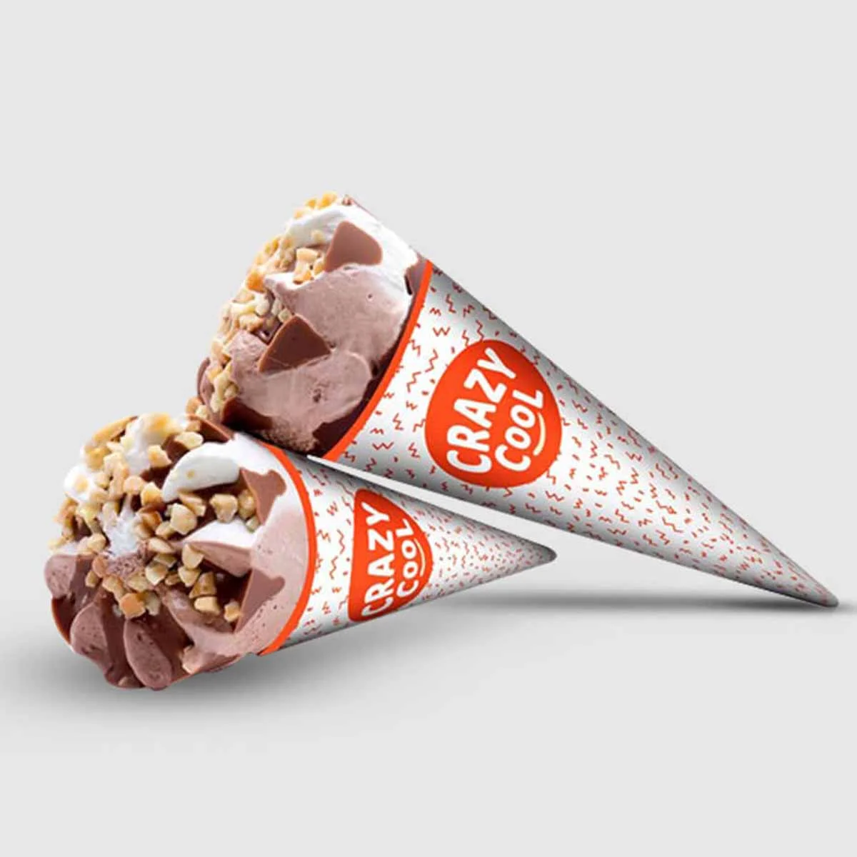 Abstract Design Ice-Cream Cone Sleeves