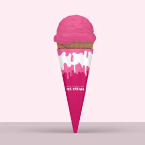 Custom Polka Designs Ice Cream Cone Sleeves