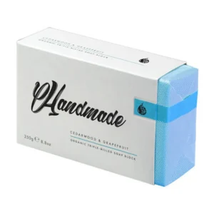 Custom white soap boxes