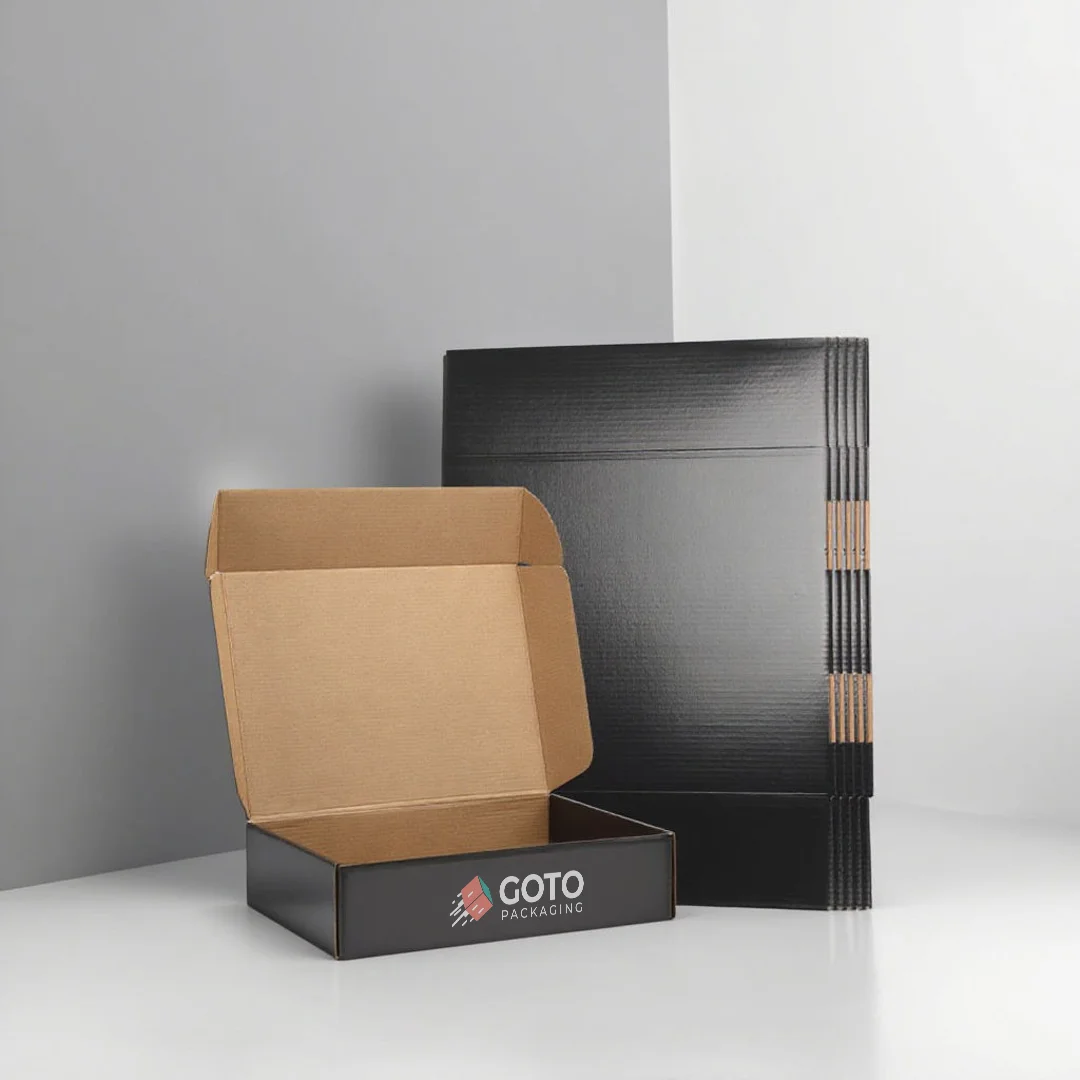 Black Cardboard Boxes USA
