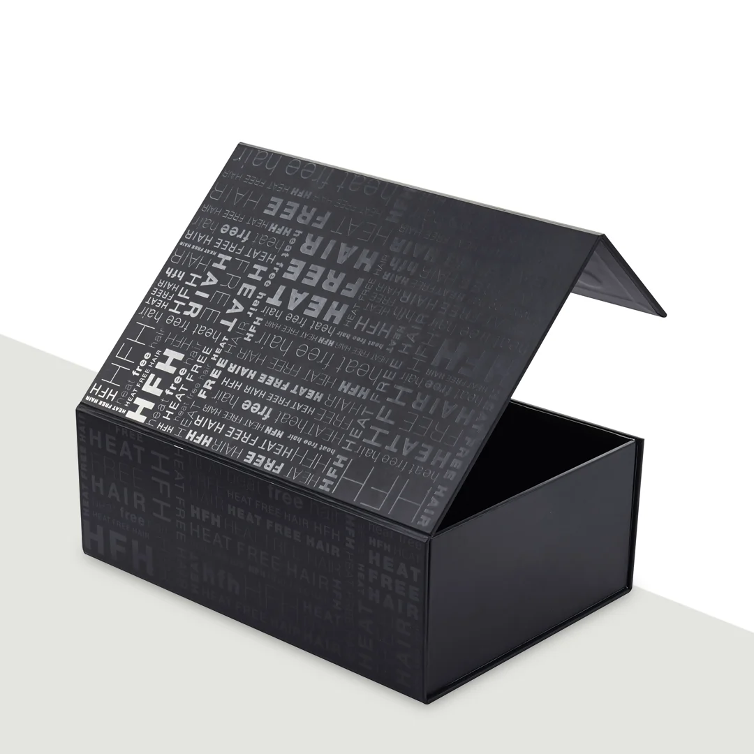 Custom Black Rigid Boxes