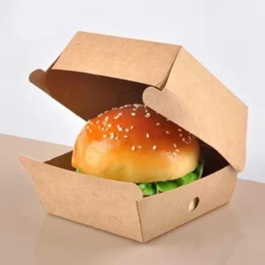 Brown Burger Boxes Wholesale