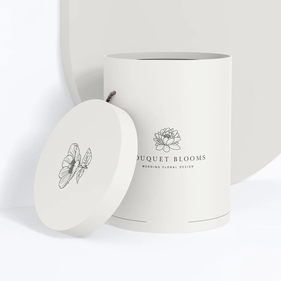 Custom Round Flower Boxes