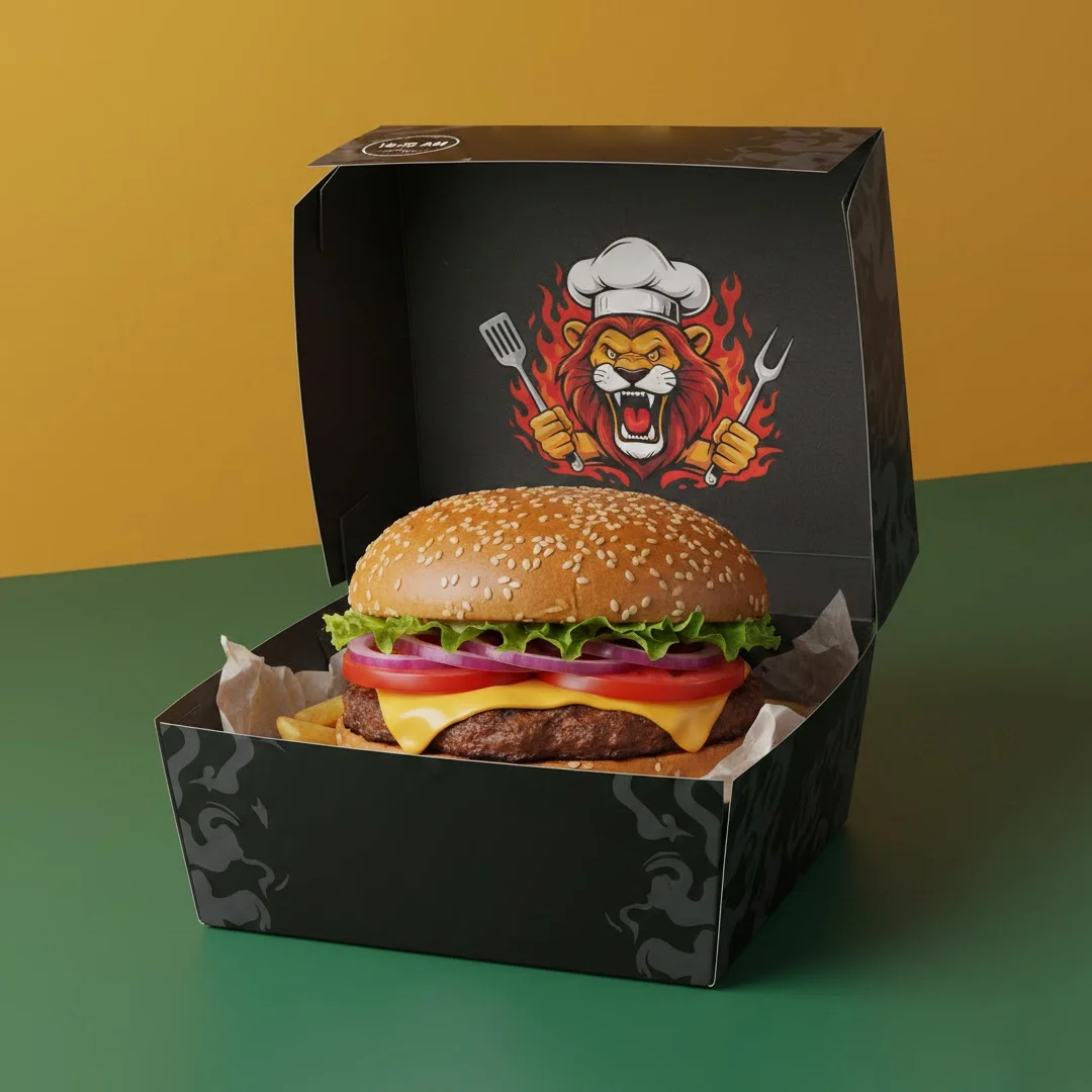 Custom Small Burger Box