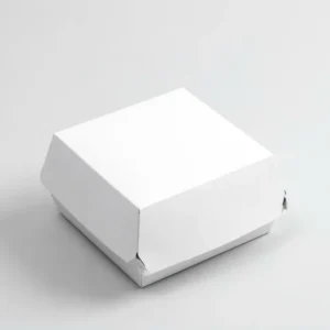 Custom White Burger Boxes