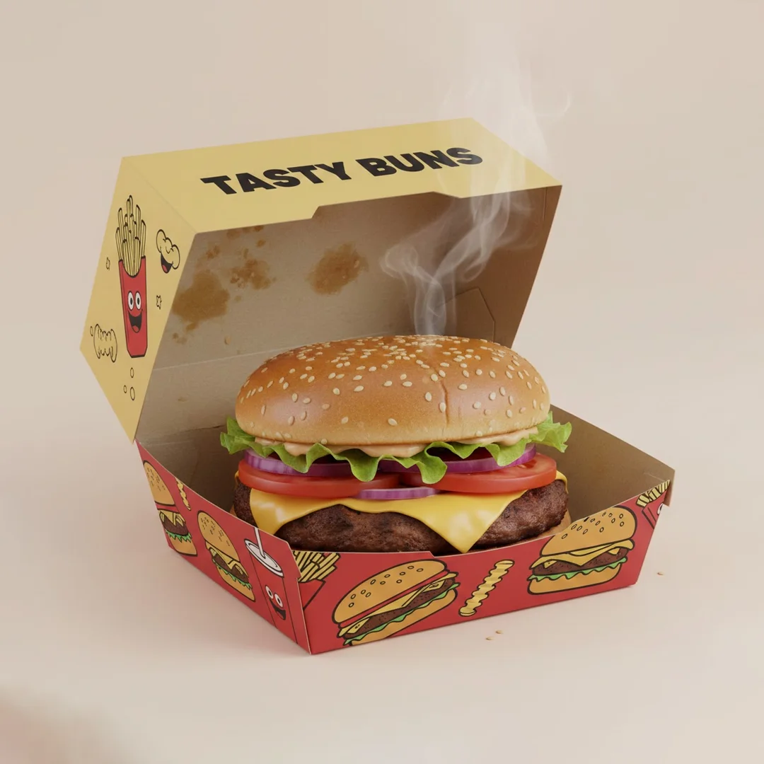 Disposable Burger Box - Image 2