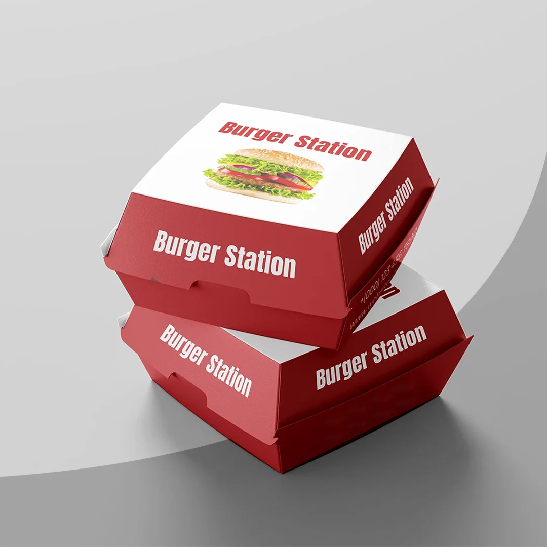 Red Burger Boxes - Image 4