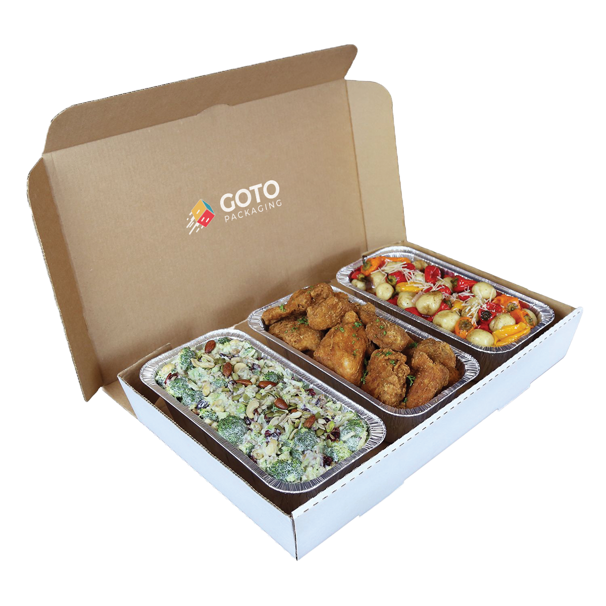 Custom Printed Corrugated Catering Boxes