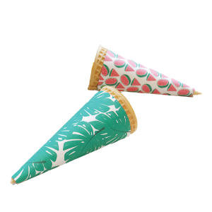 Custom Printed Sugar Cone Sleeves