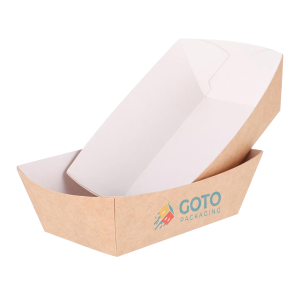 Custom paper food boats