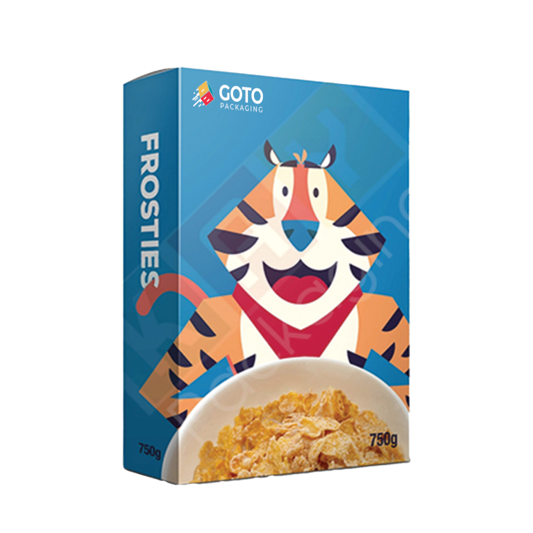 custom printed Tiger cereal boxes