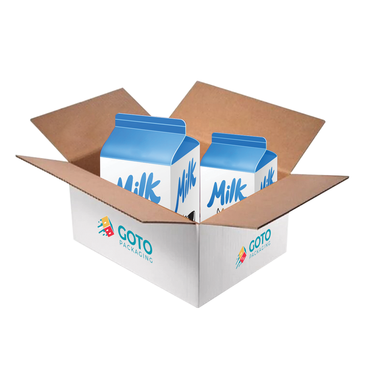 custom printed milk carton boxes