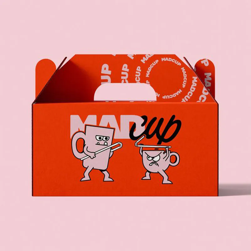 Cardboard Packaging with Handles