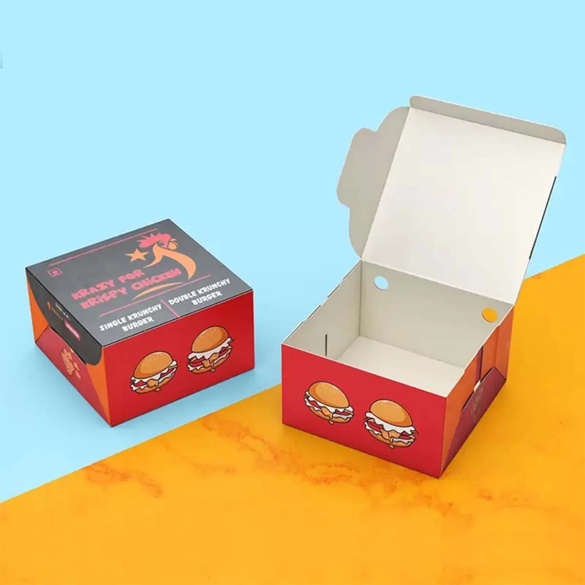 Cardboard Burger Packaging