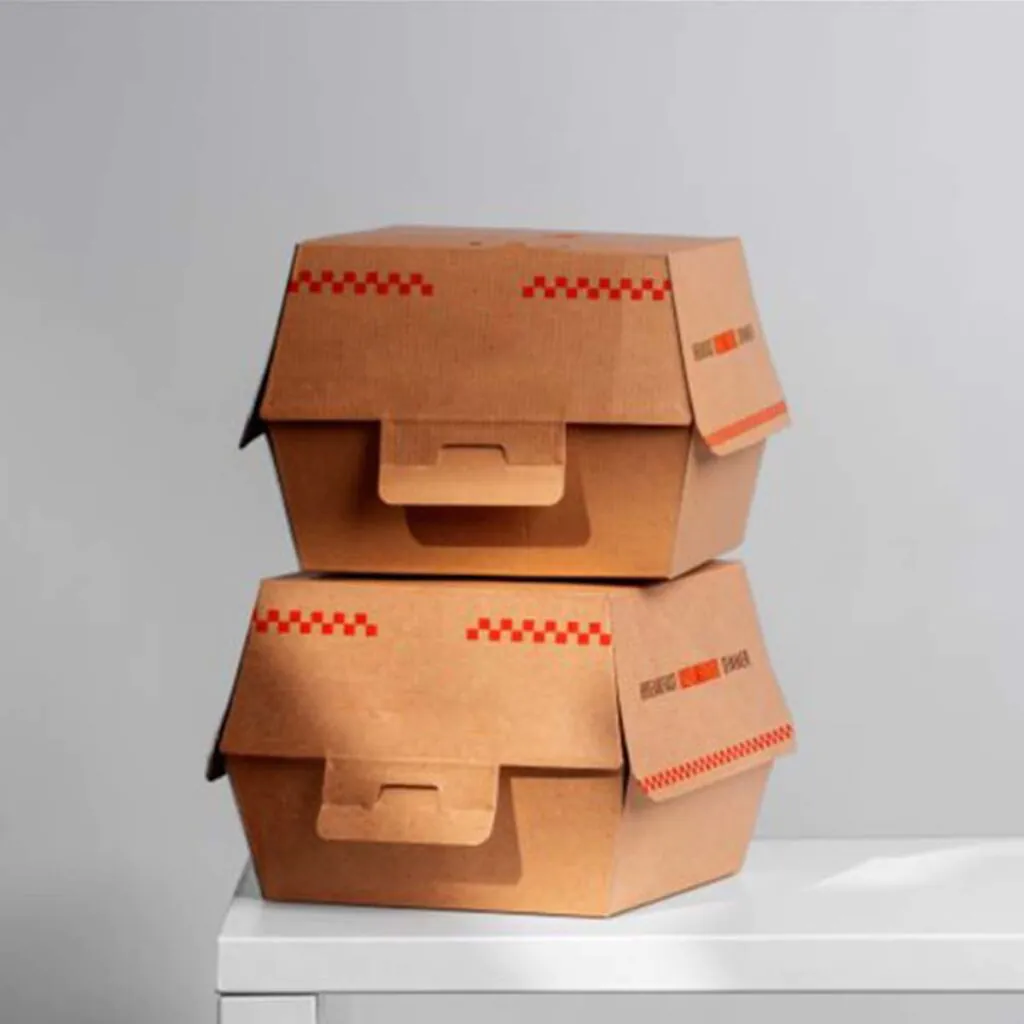 Branded Burger Boxes Packaging