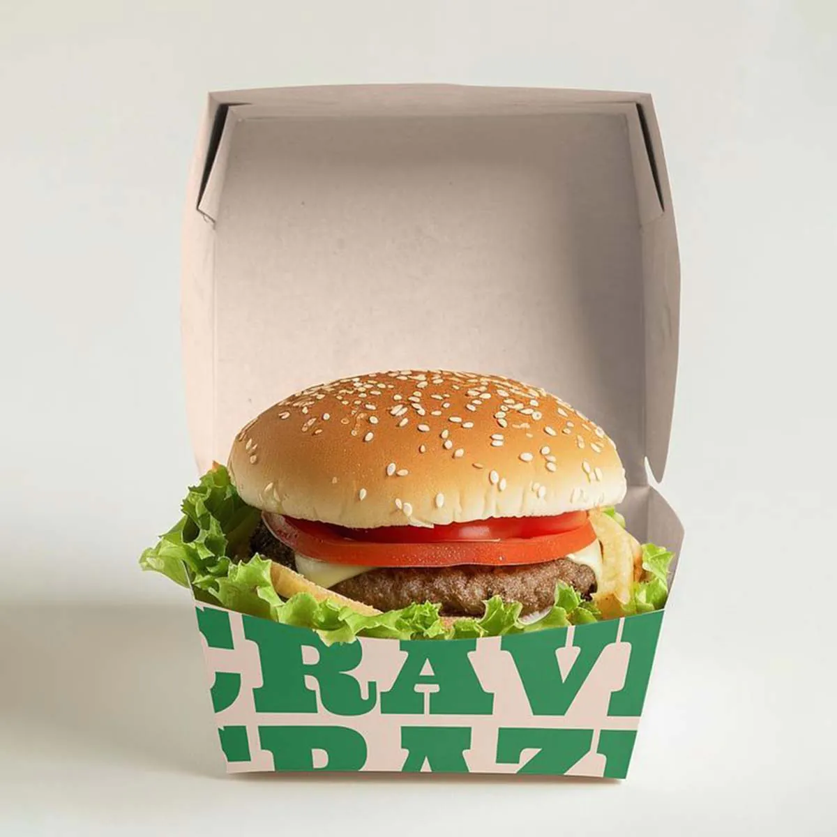 Bulk Burger Parcel Boxes