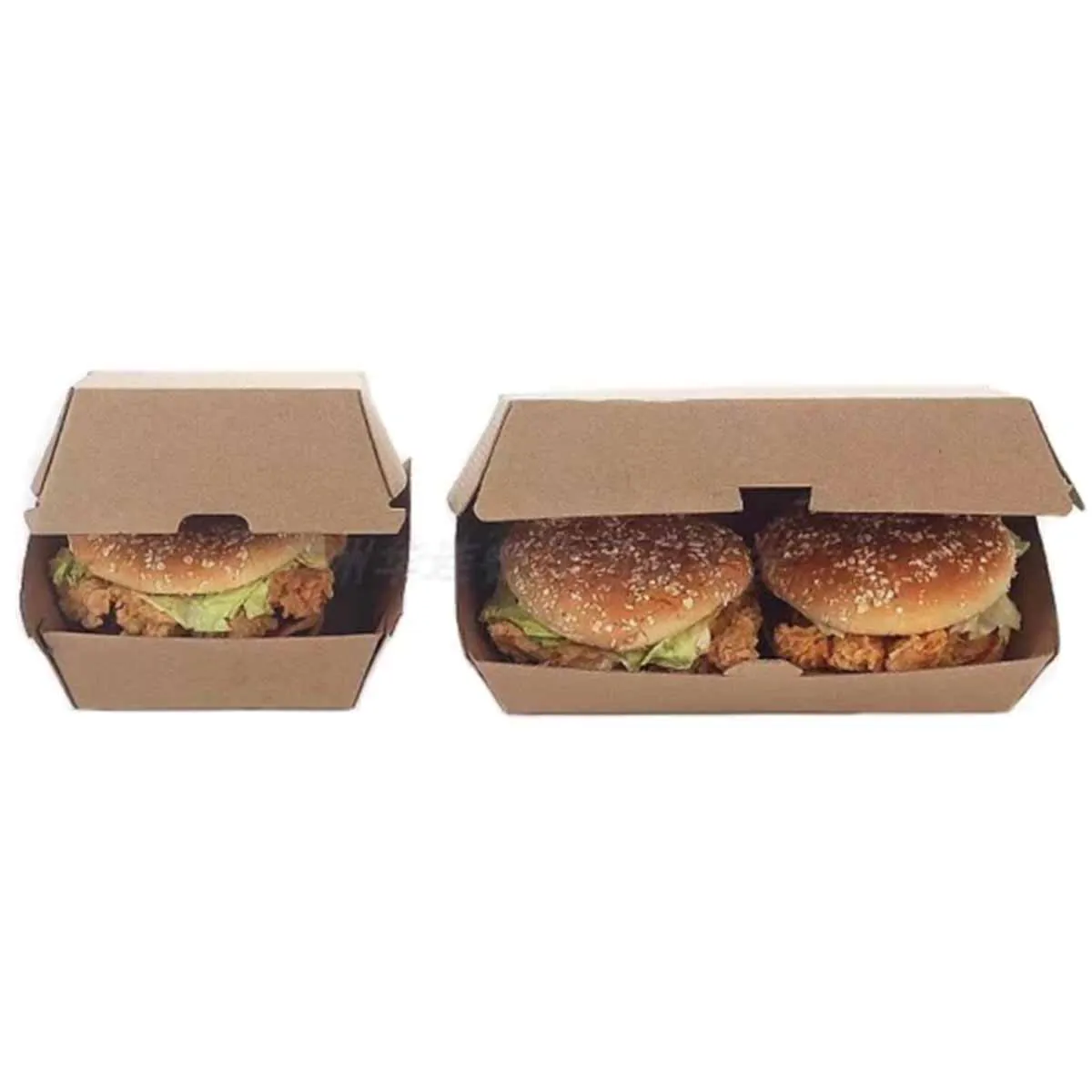 Double Burger Boxes Bulk