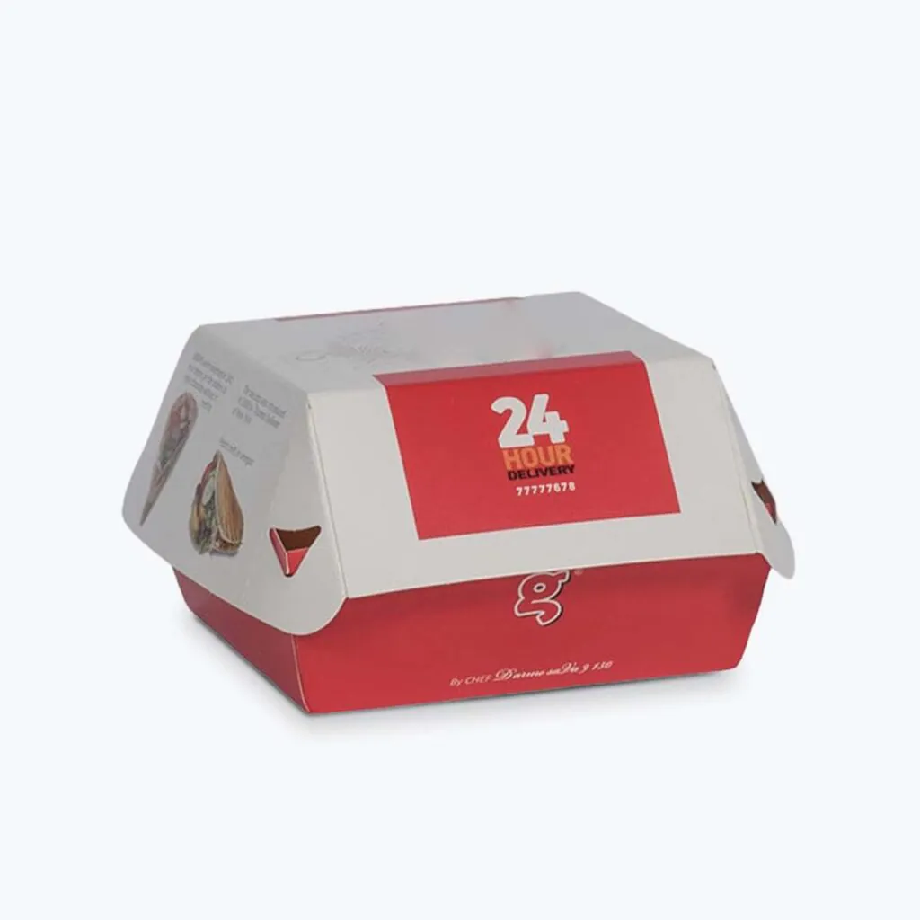 Printed Burger Boxes Wholesale