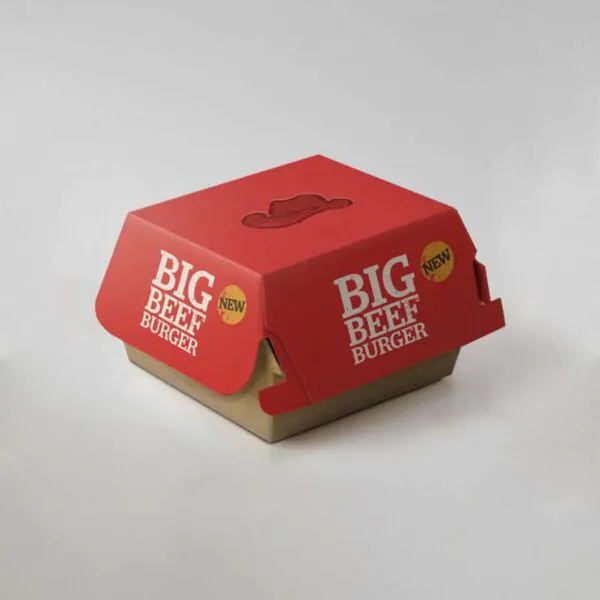 Printed Corrugated Burger Boxes