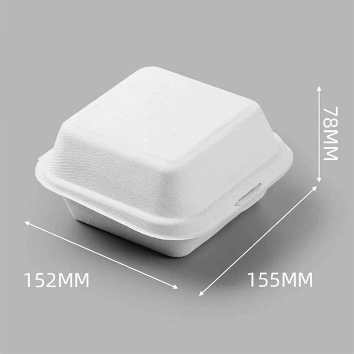 Styrofoam Burger Boxes Dimensions