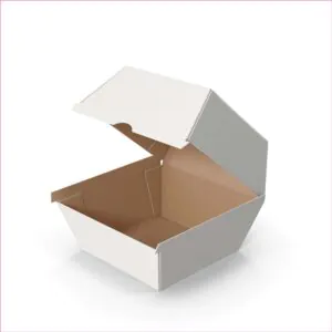White Burger Packaging