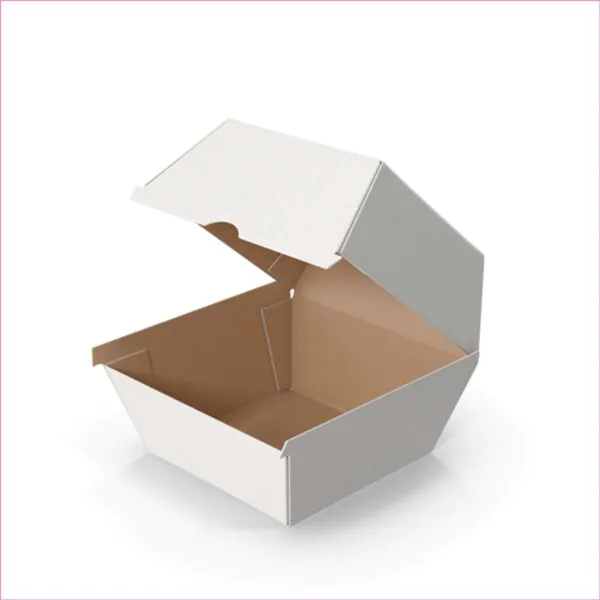 White Burger Packaging