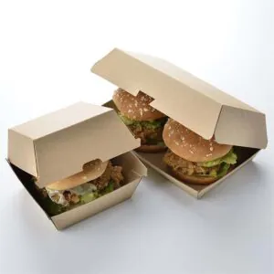 Bulk Kraft Burger Boxes
