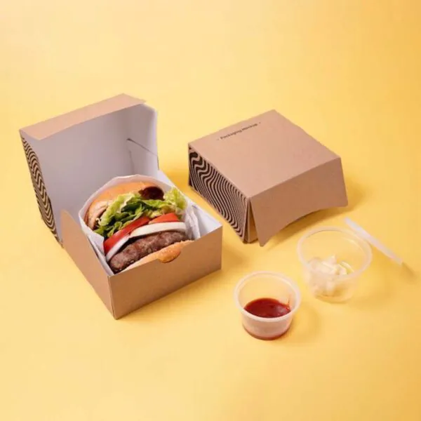 Kraft Burger Boxes Wholesale
