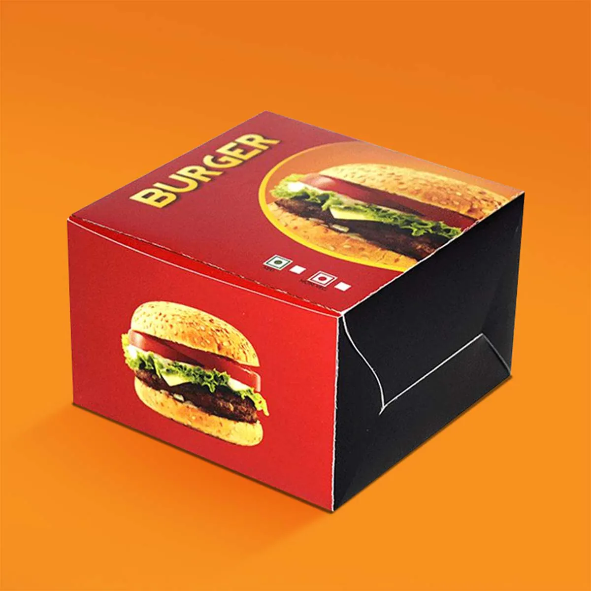 Personalized Burger Box Packaging