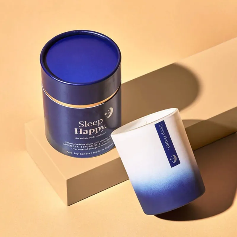 Printed Round Candle Boxes