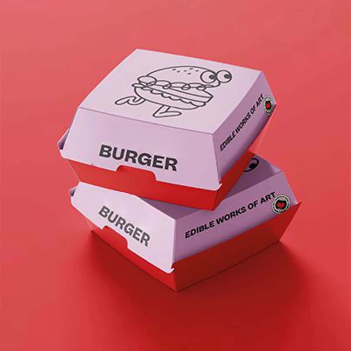 Red Burger Boxes - Image 4
